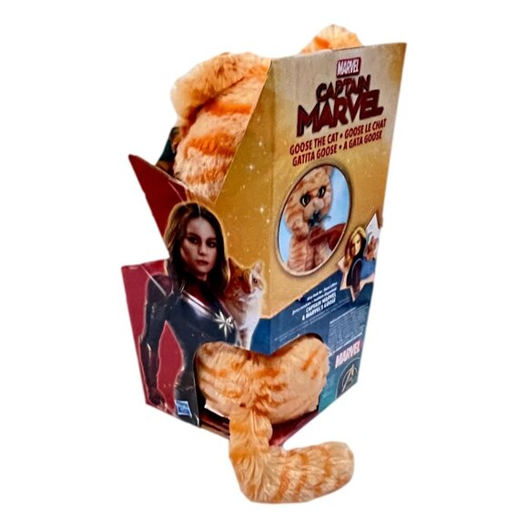Hasbro Goose The Cat Plush 10 in Captain Marvel Flerken Tongue New In Box - Picture 2 of 7